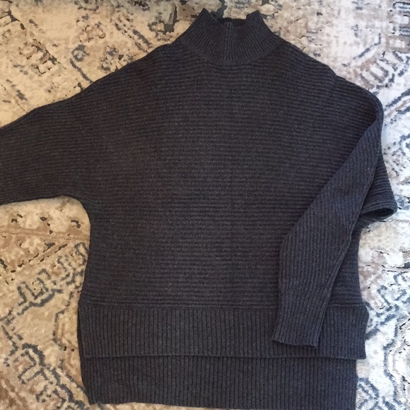 Loft Ribbed Mock Neck Sweater - Picture 6 of 11
